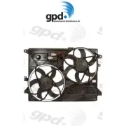 GPD Engine Cooling Fan Assembly 2811641 For 07-15 Saturn Vue Chevrolet Captiva (for: Chevrolet)