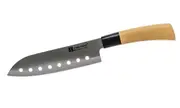 Stainless Steel Santoku Knife 18cm 7? Cut Slice Dice Grip Kitchen Cook Ying Guns