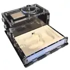 Ant Nest Plastic Mini Flat Plaster Clear White Insect Farm Pet Viewing House Box