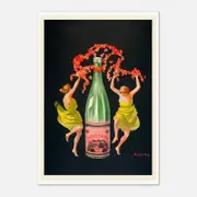 Galrie Evian Cachat Vintage Mineral Water Poster by Leonetto Cappiello for Home Décor, Poster Only, A4 21 x 30cm (8 x 12inch)