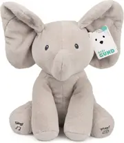 GUND Animated Flappy The Elephant Stuffed Animal Plush Grey 30.5cm
