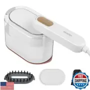 iRUNTEK 2-in-1 Steamer Iron and Clothes Steamer - Handheld Portable Garment S