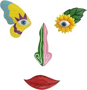 Tree Faces Decor Outdoor, Resin Waterproof Tree Decorations Outdoor, Colorful Tree Art, Easy to Install Yard Decorations Outdoor for Tree Trunk Tree Art