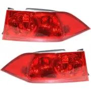 For Acura TSX Tail Light 2004 2005 Driver and Passenger Side,Pair AC2818105