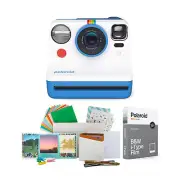Polaroid NOW Instant Camera Generation 2 Blue wFilm Kit and BandW Film