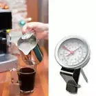 Milk Frothing Thermometer Coffee Maker Temperature Jug pan Clip On Steel Pod New
