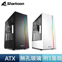 在飛比找蝦皮商城優惠-Sharkoon 旋剛 RGB Slider 流影者 黑 白