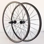 26" 27.5" 29" Mountain Bike Thru Axle Wheelset MTB Front Rear Wheels Disc Brake Bearing Hub XD 12 Speed Aluminium Rims Flat Spokes 24H (Color : Black, Size : 29inch)