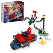 LEGO Super Heroes Spider-Man and Doctor Octopus Bike Chase Toy Present Birthday