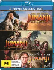 Jumanji / Jumanji - Welcome To The Jungle / Jumanji - The Next Level - Triple Pack - Franchise Pack Blu-ray