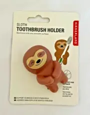 Kikkerland Sloth Toothbrush Holder w/ Suction Cup