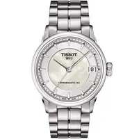 在飛比找PChome24h購物優惠-TISSOT T-Classic Luxury 珍珠貝機械腕