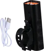 Gatuida USB Rechargeable Night Riding Bike Light LED Headlight Lightweight Front Lamp for Cycling Safety and Visibility