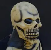 Creepy Scary Halloween Costume Mask Rubber Latex - Skull Skeleton Mask