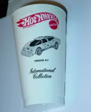 HOT WHEELS REDLINE PORSCHE 917 JACK IN THE BOX PLASTIC CUP PROMO -NICE!