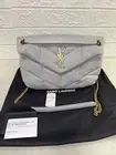 YSL Yves Saint Laurent Loulou Puffer Bag Small Cotton