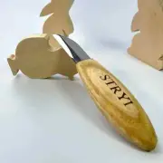 Wood carving knife 50mm (2"), Wood carving supplies, Handmade tool for detailed