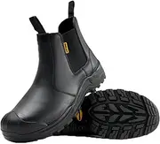 [ANTENG] Men's Work & Safety Footwear, Zapatos de Trabajo Para Hombres, Shatterproof Composite Toe Boots for Men, Antipruritic Work Boots for Men Composite Toe, for Work Safety