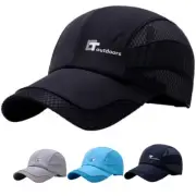 Men Women Mesh Cap Letter Embroidery 50+ Sunshade Quick Dry Anti-UV Sports Hat