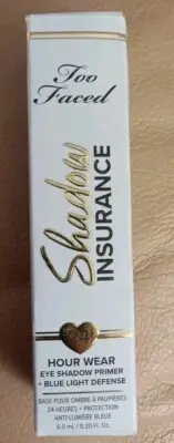 Too Faced Shadow Insurance 24 Hour EYESHADOW PRIMER Blue Light 0.2 oz 6.0 ml NEW