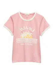[rag & bone] RB Miami Boxy Ringer Tee