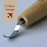 Tiny carving hook knife, Mini wood carving knife, Hook tool for detailed wood