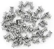 HAIKING Springs Graphics Card Screw, 50 Pcs GPU Graphics Card Back Plate Heatsink Screws for Computer (M2 x 8mm)