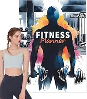 Workout Tracker Journal, Bodybuilding Diary Notebook, Exercise Recording Log Book, Weekly Monthly Workout Tracking Journal for Home