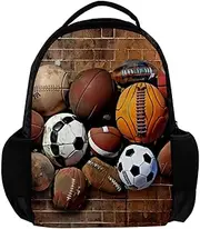 Travel Backpack for Men,Backpack for Women,Basketball Football Baseball,Backpack, V2cq2gwucwuk, 10.8x5.1x15.8 in