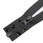 2PCS 14 Inch Waterproof Zippers Black #5 Separating Waterproof Zippers Bulk f...