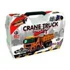 80pc Construct IT Buildables Crane Truck DIY Toy Set w/ Case Build Kit Kids 5y+