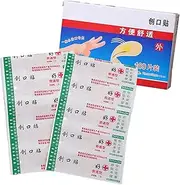 Bandages for Wounds, Adhesive Bandage Dressing Strips, 50/100 Count Breathable Dressing Stickers for Comfortable Protection, Minor Cuts & Scrapes