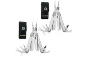 Leatherman 2 x Wave Plus + Stainless Steel Multi-Tool & Nylon Sheath