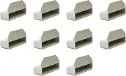 63mm x 12mm Bed Slat Holders Caps for Wooden Frames (Pack of 10)