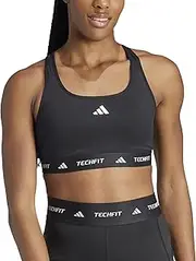 [adidas] Techfit Stripes Sports Bra