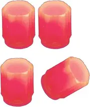 Car Tire Valve Caps - 4X Glowing Wheel Valve Tire Covers | Easy to Install Wheel Cover with Night Fluorescent Appearance | Rustproof Cover for Car, Truck, Motorcycle
