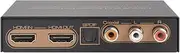 HDR HDMI Audio Extractor（4K@60Hz/UHD/HDCP2.2/ARC/EDID Setting） One HDMI Input Converter to one HDMI+ One Toslink Audio + One Coaxial Audio + One L/R Audio Out