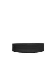 Emporio Armani Pleated Hook Fastened Tuxedo Belt XL Black
