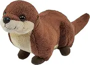 Wild Republic Pocketkins Eco River Otter, Stuffed Animal, 5 Inches, Plush Toy, Made from Recycled Materials, Eco Friendly