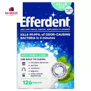 Retainer & Denture Cleaner Tablets, Minty Fresh & Clean, 126 Count