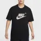 【NIKE 耐吉】短袖 上衣 T恤 運動 休閒 男 女 AS M NSW PREM SMILEY TEE GCEL 黑色(HJ3959010)