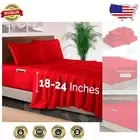 4-Piece Luxury Bedding Set - 1500 Thread Count Extra Deep Pocket King Sheets