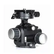 GH-PRO Geared Tripod Head Panoramic Tripod Head Load 5KG For SLR Camera x-TOP