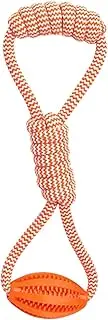 Dog Rope Toys - Ball On A Rope Dog Toys | Lastic Solid Rubber Balls Pets Toy, Heavy Duty, Food Leakage Design Food Dispenser String For Fetch, Catch, Throw And Tug Of War