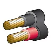 Narva Twin Core Cable 2 B&S - 255A, Black, 30m