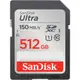 SanDisk Ultra SDXC 512GB, C10, UHS-I, 150MB/s R 記憶卡