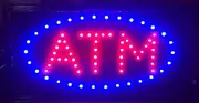 Animated LED Neon Light Open Sign ATM Sign 743