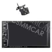 Double 2 Din Car Stereo CD DVD Player 6.2 in Touch Screen Bluetooth Hands-free (for: Porsche)
