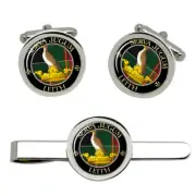 Leith Scottish Clan Cufflinks and Tie Clip Set