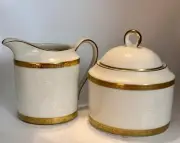 Mikasa ANTIQUE LACE Creamer & Sugar Bowl L5531 Brand NEW Orignal Box Never Used